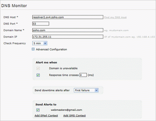 DNS Monitoring