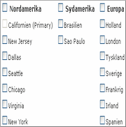 Overvåg websteder fra flere geografiske lokaliteter Overvåg websteder fra flere geografiske lokaliteter
