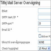 Overvåg præstation af email servere Overvåg præstation af email servere