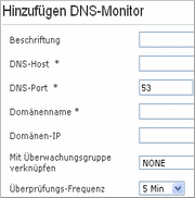 DNS-Server-Überwachung DNS-Server-Überwachung