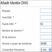 Monitorización de Servidores DNS Monitorización de Servidores DNS
