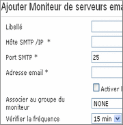 Surveillance de serveurs email Surveillance de serveurs email
