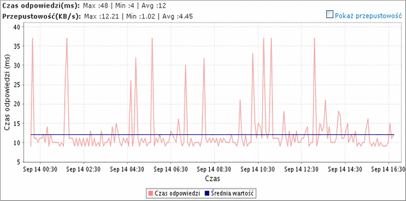 Monitorowanie wydajności strony internetowej