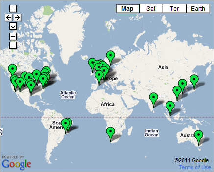 Site24x7 Global Monitoring Locations