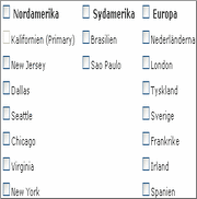 &Ouml;vervaka webbsidor fr&aring;n flera geografiska platser