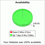 Monitor website availability