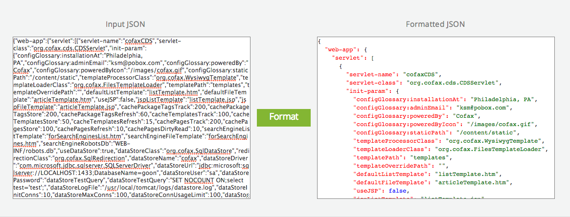 html formatter validator