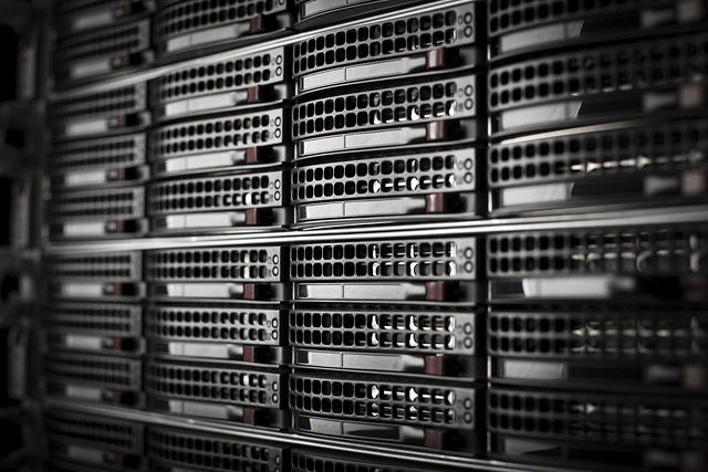 Rackmounted Servers in a Data Center