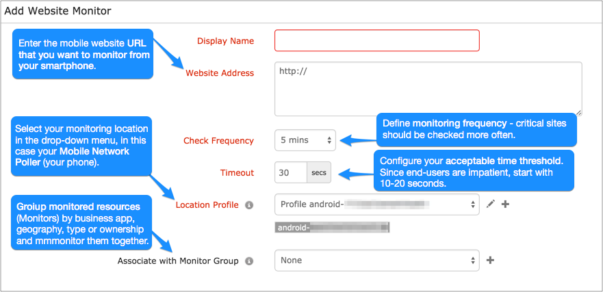 Configure Thereshold